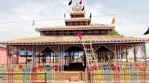 धर्म ध्वजा की स्थापना हेतु श्री लक्ष्मीनारायण सेवा पीठम पावन धाम ट्रस्ट द्वारा